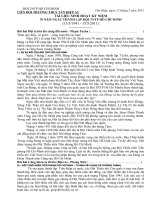 Tài liệu sinh hoạt kỷ niệm 70 năm Ngày thành lập Đội TNTP Hồ Chí MInh