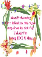 Thêm trạng ngữ cho câu (Tiếp theo)