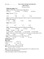 TOAN 5 KI II ( 2011)