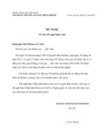 Giấy đề nghị kết nạp đoàn