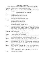 Phút sinh hoạt truyền thống ĐH CNBH