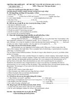 đề thi thử vào lớp 10 năm 2011 2012 lần 2