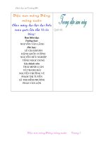 Tập san mừng đảng mừng xuân 2011 của trường THCS Truông  Mít