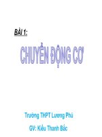Power Point Vật Lý 10 Bài 1 Chuyển Động Cơ