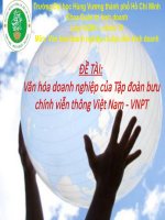 Bài thuyết trình văn hóa doanh nghiệp va đạo đức kinh doanh của VNPT