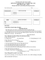 TIẾNG VIỆT LỚP 2.CUỐI KÌ II.10.11