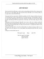 Thuyết minh đồ án môn học thiết kế sản phẩm với CAD