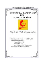 Bài tập lớn môn MMT