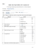 bao cao so luong cong trinh cap nuoc va ve sinh truong hoc