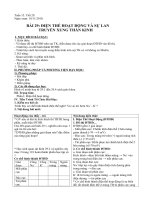 Bài 29. Điện thế hoạt động và sự lan truyền xung thần kinh.