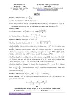 Đề thi thử THPT Quốc Gia môn Toán 2016  Đề số 3 