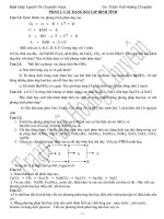 BÀI TẬP ĐỊNH TÍNH VÀ TỔNG HỢP CHUYÊN HÓA