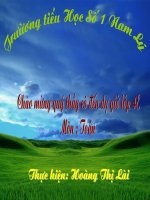 Ôn tập về đại lượng (Tuần 33)