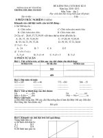 Phiếu KT Toán 2 cuối năm