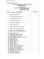 noi dung chuong trinh on thi T anh vao L 10