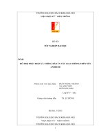 Đồ án HỖ TRỢ PHÁT HIỆN VÀ THÔNG BÁO ÙN TẮC GIAO THÔNG TRÊN NỀN ANDROID