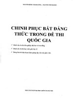 Chinh phục bất đẳng thức trong đề thi quốc gia lovebook