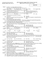 Bộ đề Li thuyết+ĐA ôn thi TN 12