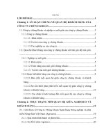 Quan hệ khách hàng của công ty công ty chứng khoán Ngân hàng Nông nghiệp và phát triển Nông thôn Việt Nam thực trạng và giải pháp