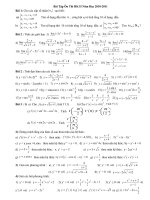 Bài Tập Toán 11 Ôn Thi HK II Năm Học 2010 2011