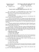 Hướng dẫn chuyển vùng năm học 2010   2011