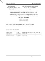 Thiết kế chế tạo mô hình máy vát cạnh kim loại ứng dụng vát cạnh phôi hàn có độ dày từ  6÷8mm