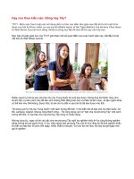 Dạy con theo kiểu nào Đông hay Tây ?