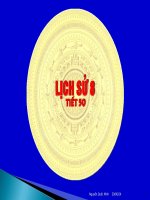 T 50, Bài 30: Phong trào yêu nước