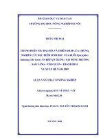 thành phần sâu hại mía và thiên địch của chúng, nghiên cứu đặc điểm sinh học của ruồi Episyrphus balteatus (De Geer) ăn rệp xơ trắng tại nông trường sao vàng – thọ xuân – thanh hoá vụ xuân hè năm 2009