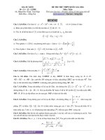 Đề thi thử THPT Quốc Gia môn Toán 2016  Đề số 2 