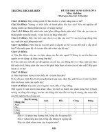 Đề   Đáp án HSG 8 (10 11)