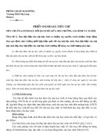 Mẫu phiếu đánh giá tiêu chí