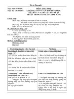 Giáo án công nghệ 8 cực hay