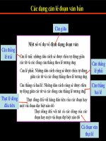 Bài tập định dạng đoạn văn bản bẳng nút lệnh và bảng chọn