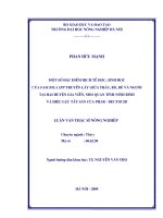 Một số đặc điểm dịch tễ học, sinh học của Fasciola spp truyền lây giữa trâu, bò, dê và người tại hai huyện Gia Viễn, Nho Quan tỉnh Ninh Bình và hiệu lực tẩy sán của phar  dectocid