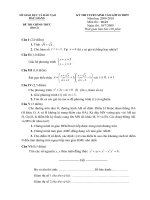 Đề thi và đáp án vào 10 năm 2009 2010(đề 2))