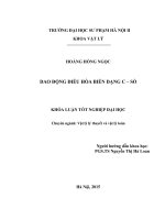 Dao động điều hòa biến dạng c   số