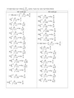 TỪ MỘT BÀI TẬP  TÍNH   SÁNG  TẠO CÁC  BÀI TẬP TÍCH PHÂN