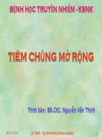 Bài giảng TCMR năm 2014