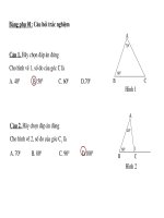 Ôn tập chương III   Hình học 7