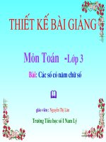 Các số có 5 chữ số ( Tuần 27 )