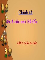 Chính tả tuần 34