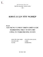 Xây dựng và phát triển chiến lược marketing trực tuyến cho công ty TNHH phương tuyến 