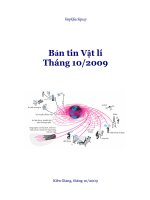 BẢN TIN VẬT LÍ THÁNG 10 2009