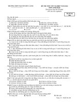 De thi thu TN 2011(So 1)