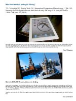 Màn hình tablet có độ phân giải cao