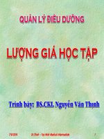 Bài giảng quản lý điều dưỡng 2014