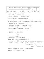 so do, chuoi cac phan ung hoa hoc