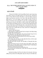 MỘT SỐ BIỆN PHÁP ĐỂ NÂNG CAO CHẤT LƯỢNG VỀ CÔNG TÁC CHỦ NHIỆM