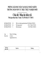 chủ điểm của mùa hè trong năm 2015
